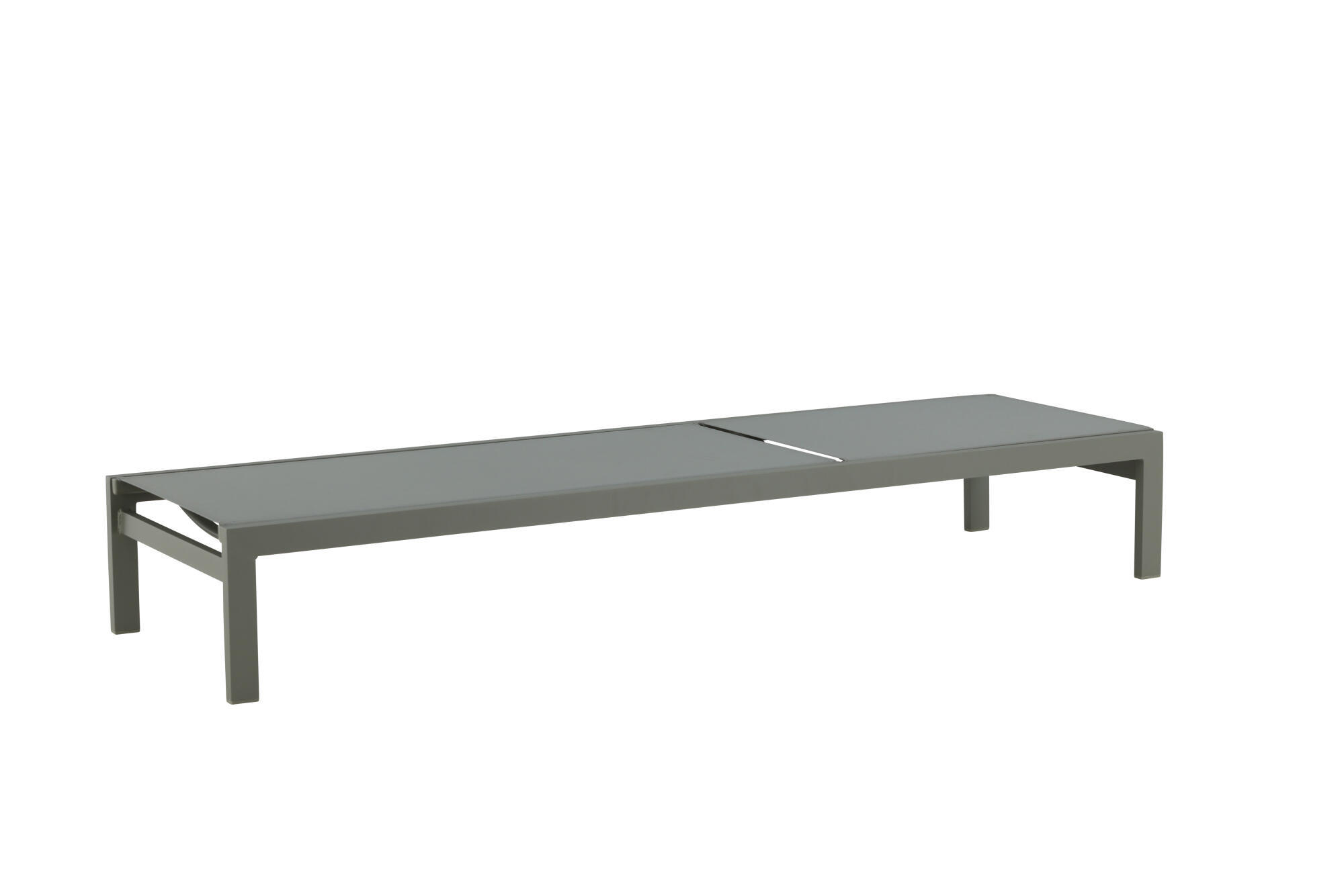 SONNENLIEGE COPACABANA Grün 60x195x30 cm - Grün, Metall (60/30/195cm) - FURNLUX