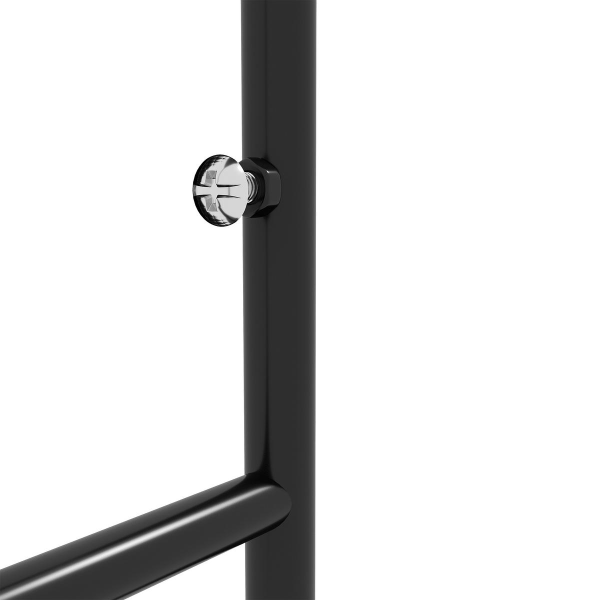RANKGITTER DE-18323 2er-Set für Kletterpflanzen, 120 cm hoch Schwarz - Schwarz, Metall (1.1/120/51cm) - ComfortXL