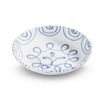 TELLER Geflammt - Weiß, Keramik (20cm) - Gmundner Keramik