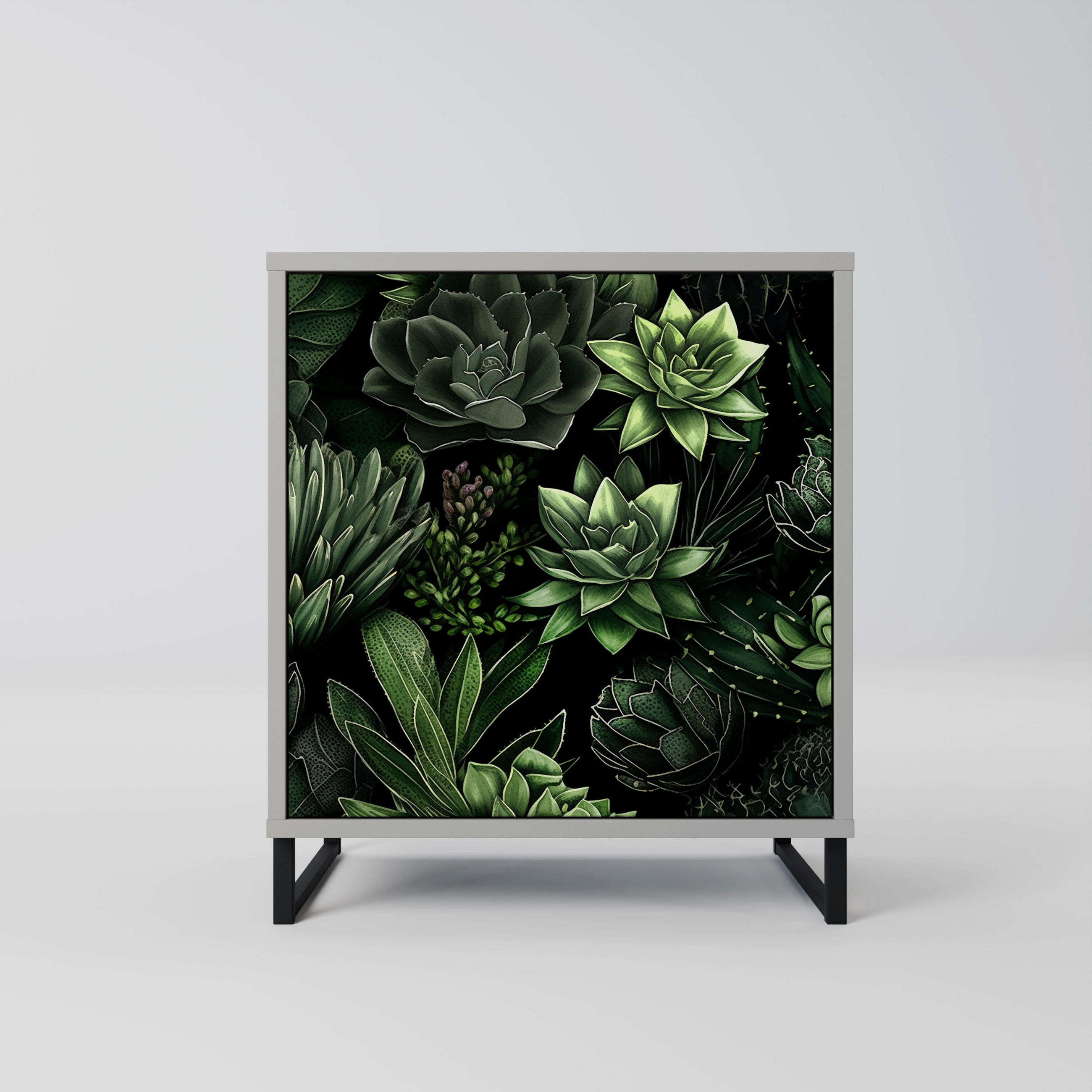 SpaceRebels Sideboard Grau 57.5x67.5x42 cm