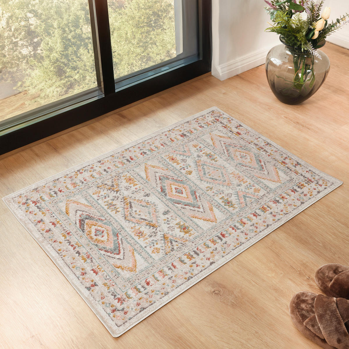 KURZFLORTEPPICH Evelyn 80/150 cm Pfirsichfarbe - Orange, Textil (80/150cm) - LIVABLISS