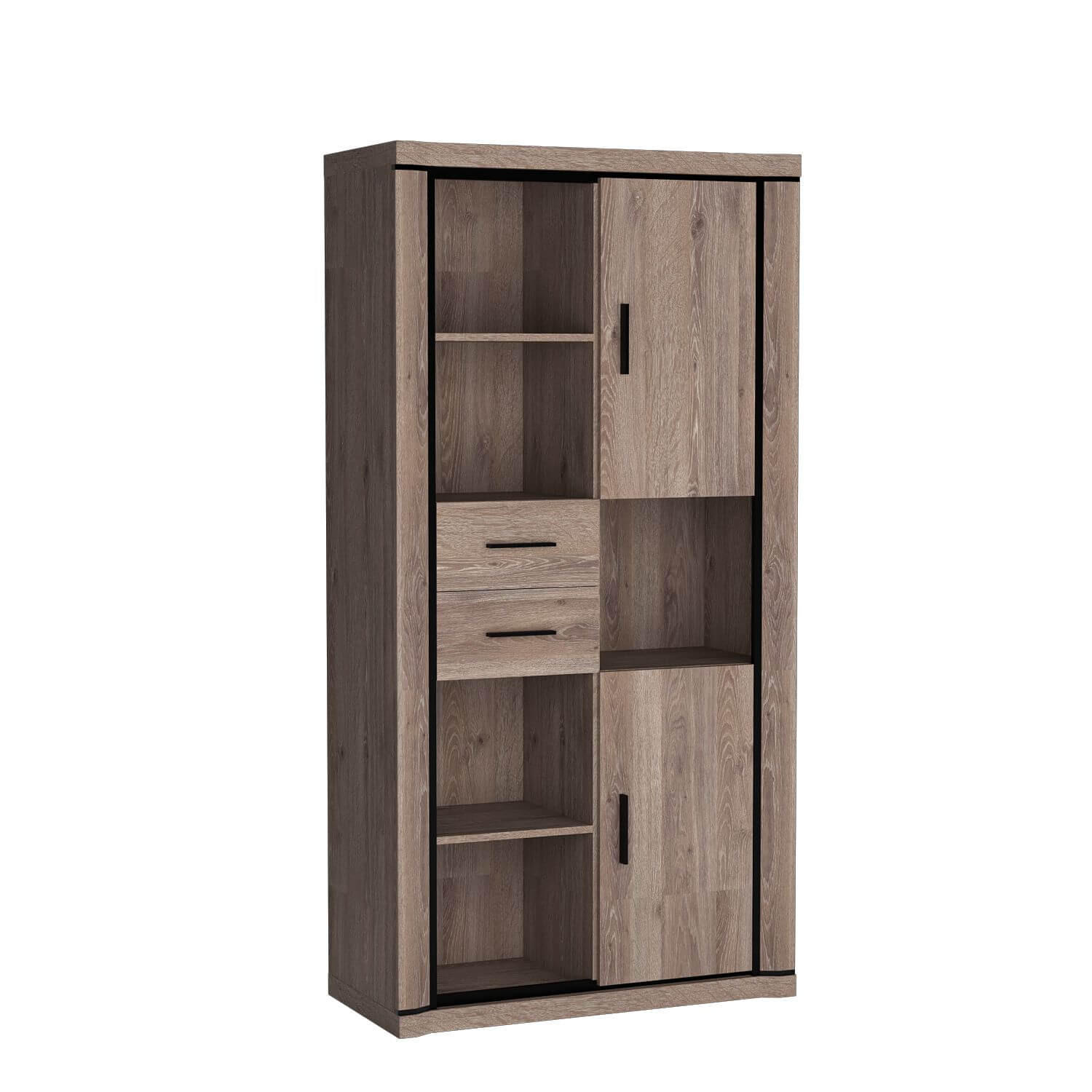 REGAL Dallas D-23 Trüffeleiche - Trüffeleichefarben, Holzwerkstoff (97/192/45cm)