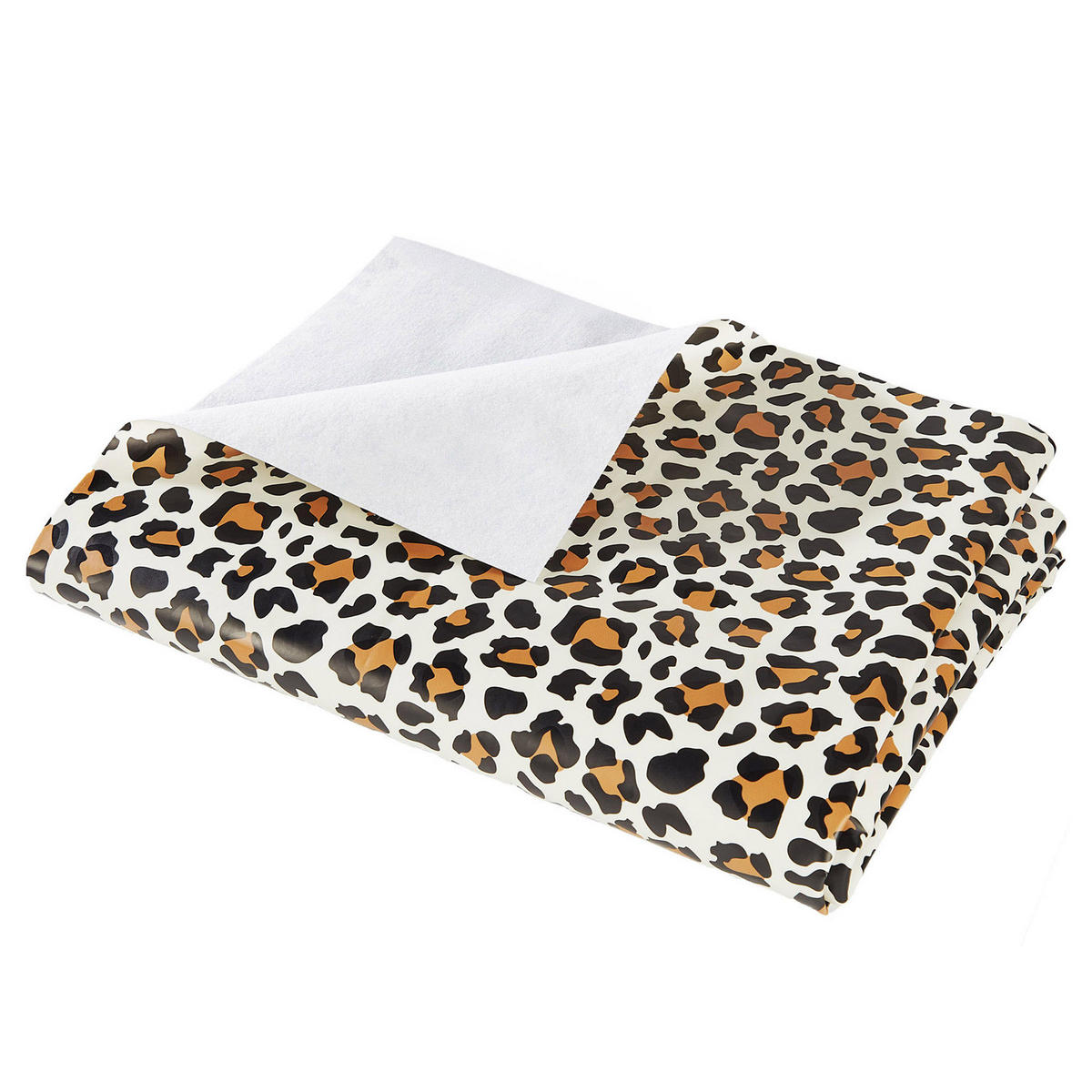 TISCHDECKE Waterproof 130x160 cm - Schwarz/Braun, Textil (130/160cm) - Butlers