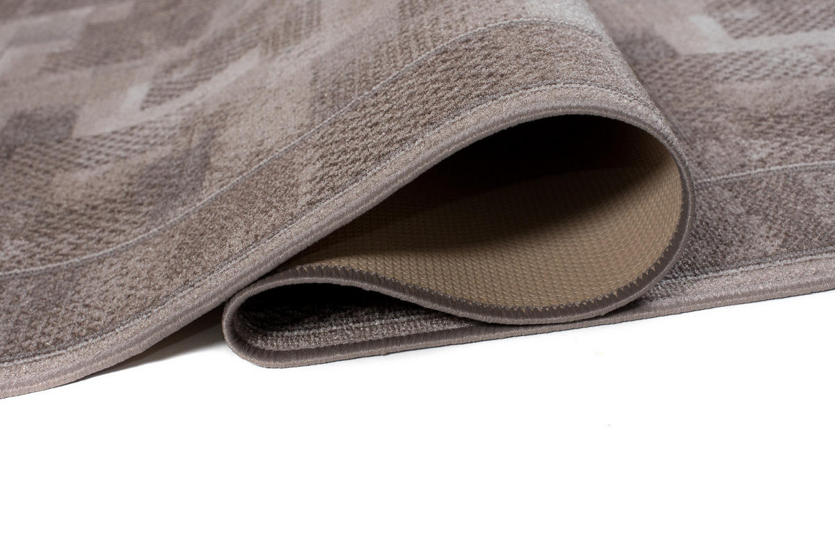 TEPPICHLÄUFER Anti-Rutsch Beige rutschfest Gummiunterlage 67/900 cm - Beige, Textil (67/900cm) - Tapiso