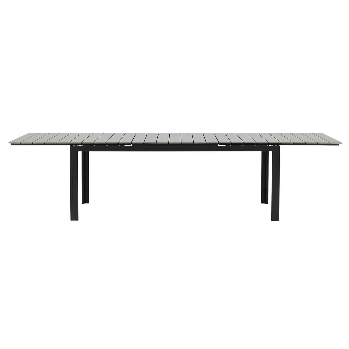 GARTENTISCH - Schwarz, Metall (229/100/75cm) - home24