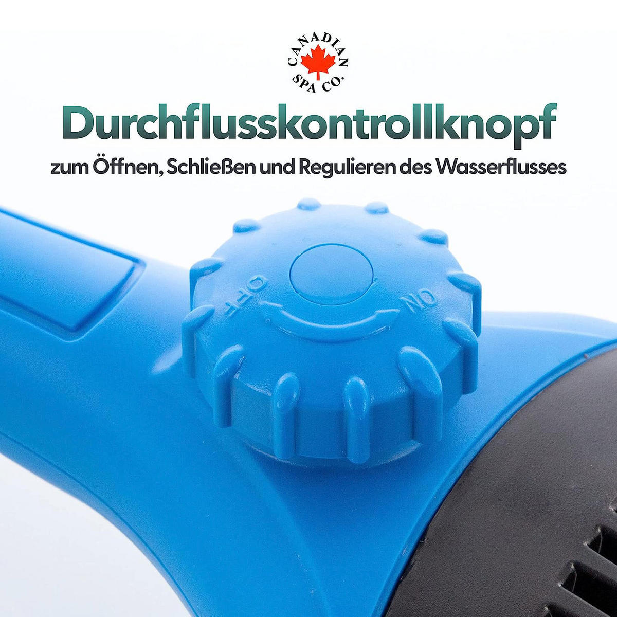 WHIRLPOOL-REINIGUNG Filter Reinigungsbürste mit Schlauchanschluss - Blau, Kunststoff (9.5/6.5/26cm) - Canadian Spa Company