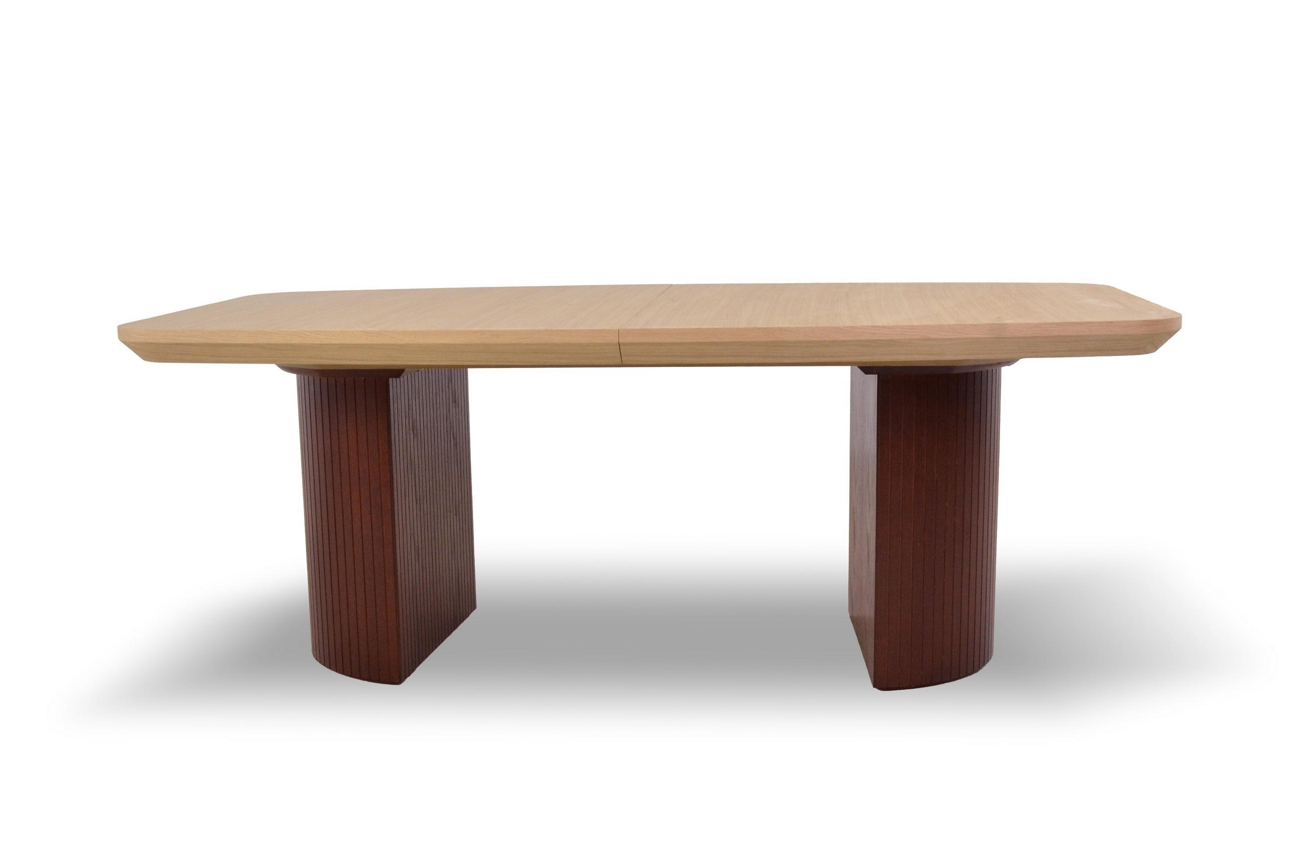 ESSTISCH LINEA Ausziehbar 200 - 300 / 110 x 76 cm - Eichefarben/Braun, Holz (200/110/76cm) - MASSENO