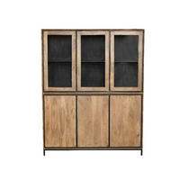 VITRINE RichWood Braun 45/160/200 cm - Braun, Holz (160/200/45cm) - Starfurn