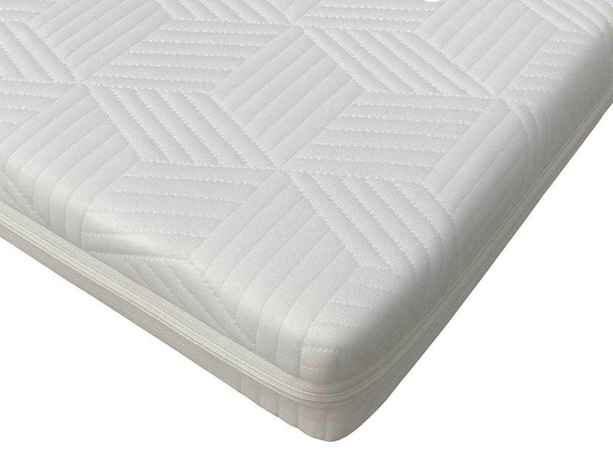 TOPPER - 2 Personen - stoff - weiß Najoon - Weiß, Textil (140/190cm) - Vente-Unique