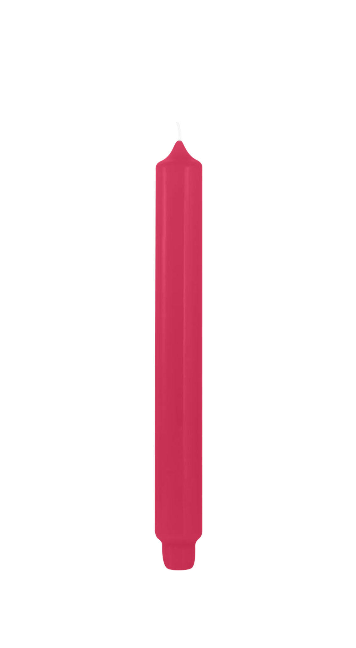 PUNCHKERZEN Magenta 249 x Ø 28 mm, 8 Stück - Magenta, Paraffin (2.8/24.9/24.9cm) - Wiedemann Kerzen