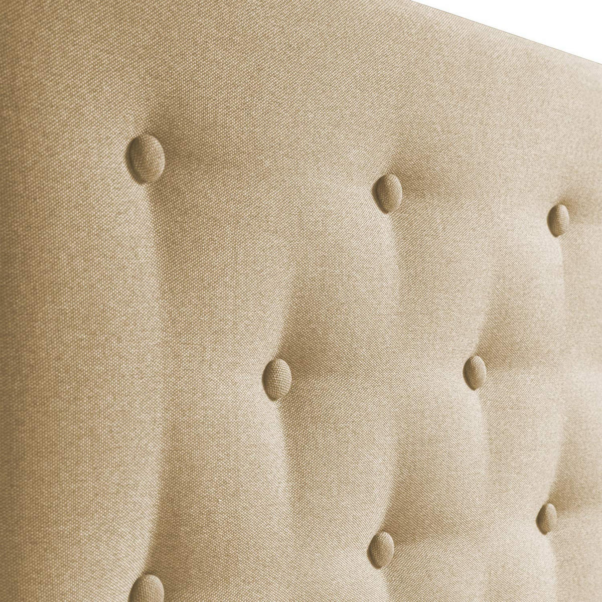 KOPFTEIL 160x100 cm Oslo beige - Beige, Textil (8/100/160cm) - VS Venta-stock