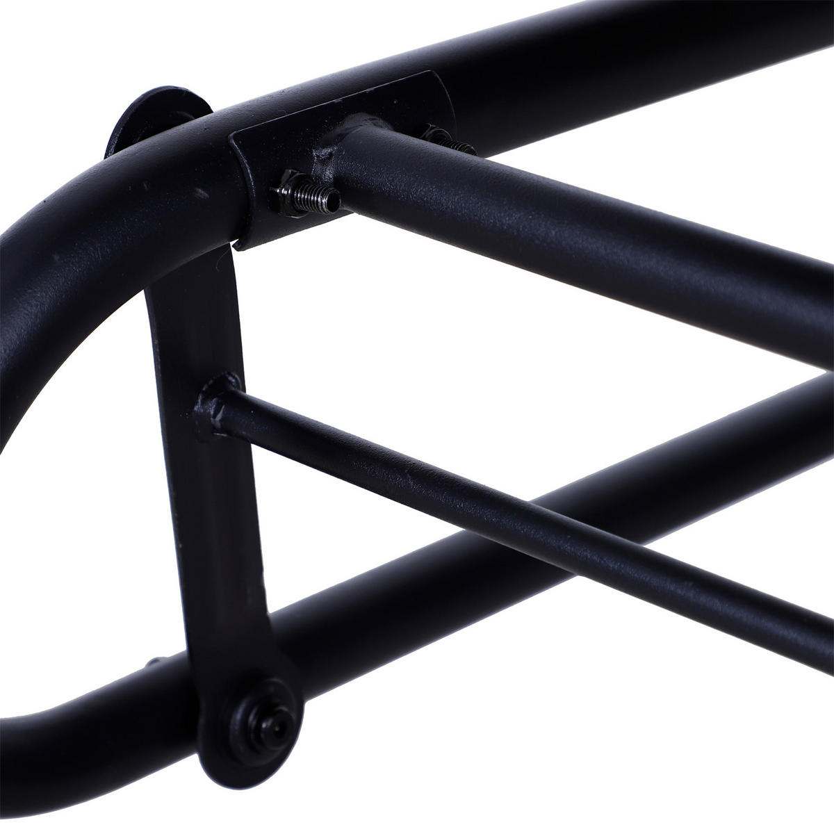 GARTENSCHAUKEL 2Sitzer Polyrattan - Schwarz, Metall (76/90/120cm) - Outsunny