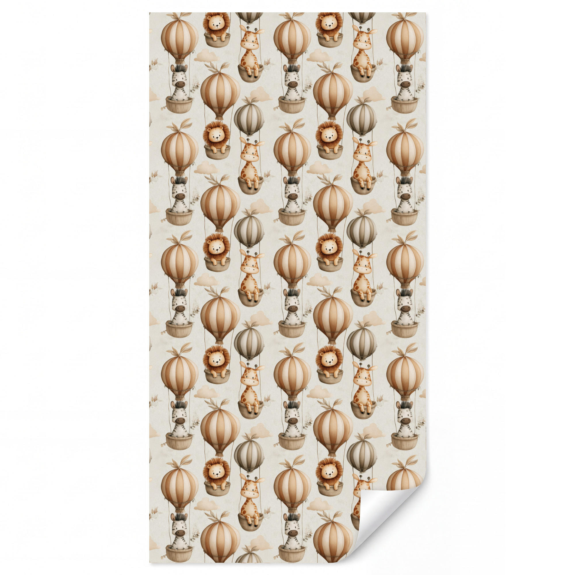 OnlyWow Kindertapete Beige 120x260 cm
