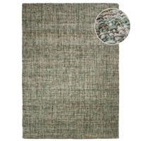 WOLLTEPPICH OTLEY, einfarbig, Grün, 200 x 290 cm - Grün, Textil (290/200cm) - KADIMA DESIGN