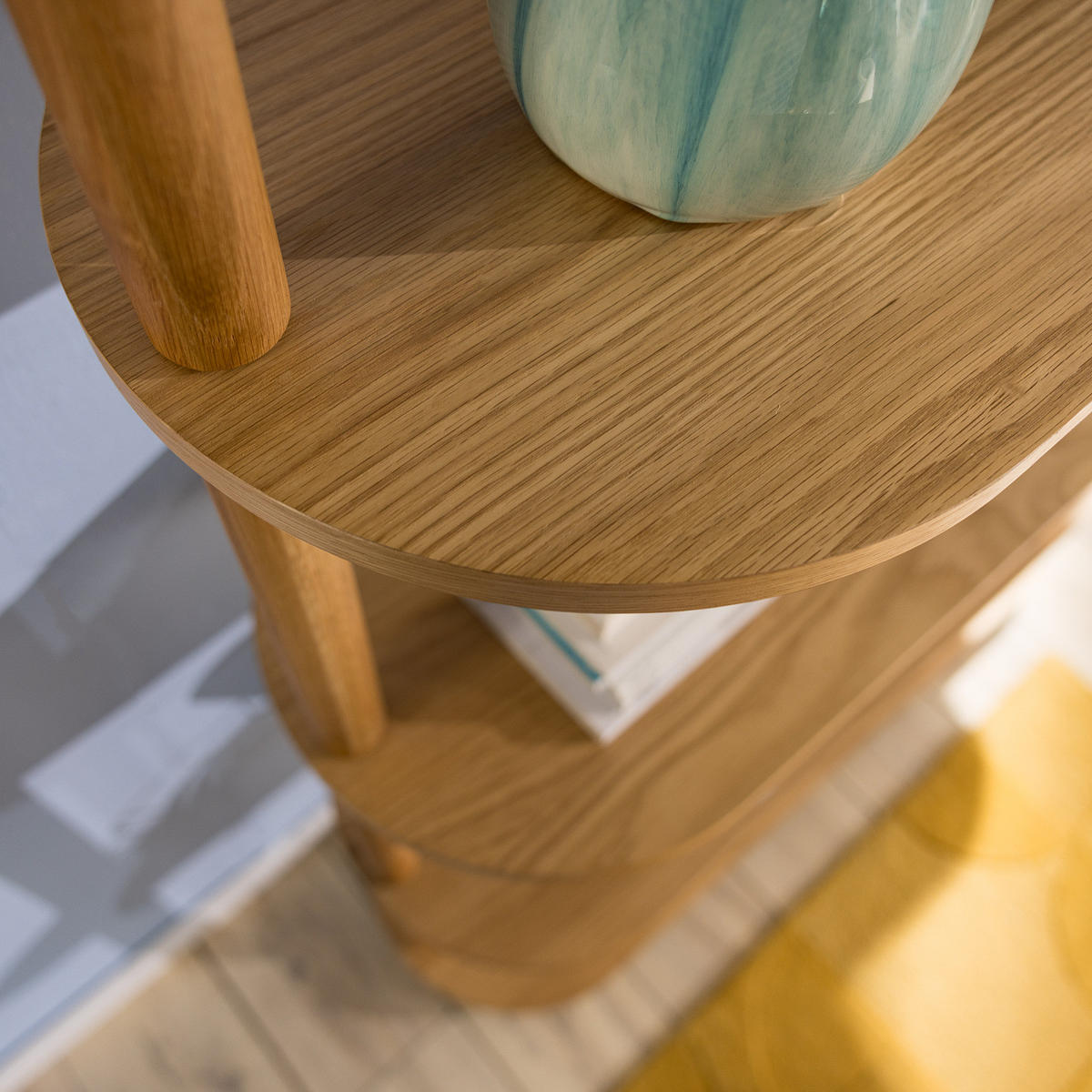 REGAL - Eiche Dekor / Eiche - Braun, Eichenholz/Holz (80/180/35cm) - home24