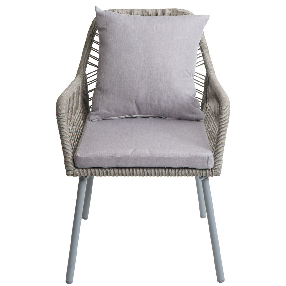 GARTENSTUHL Grau - Grau, Textil (54/81/62cm) - MCW