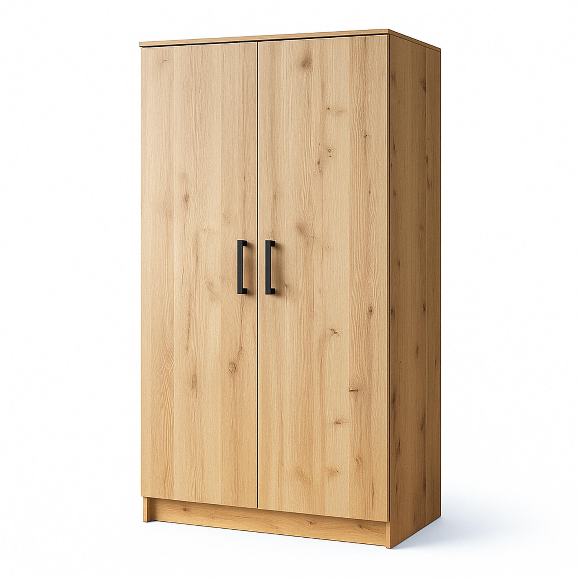DREHTÜRENSCHRANK Tamara 90 cm, 2-türig, artisan - Braun, Kunststoff (180/180/90cm) - Margaret Hadas24