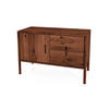 KOMMODE INA Wildeiche - Dunkelbraun, Holz (97/64/46cm) - byoak