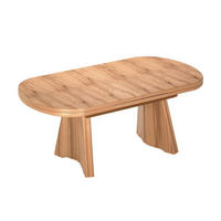 FUNKTIONSTISCH Cammy höhenverstellbar und ausziehbar 125(165,5) x 71 x 54-73 Couchtisch massiv Kernbuche - Braun, Holz (125/71/54cm) - 58aufmkessel