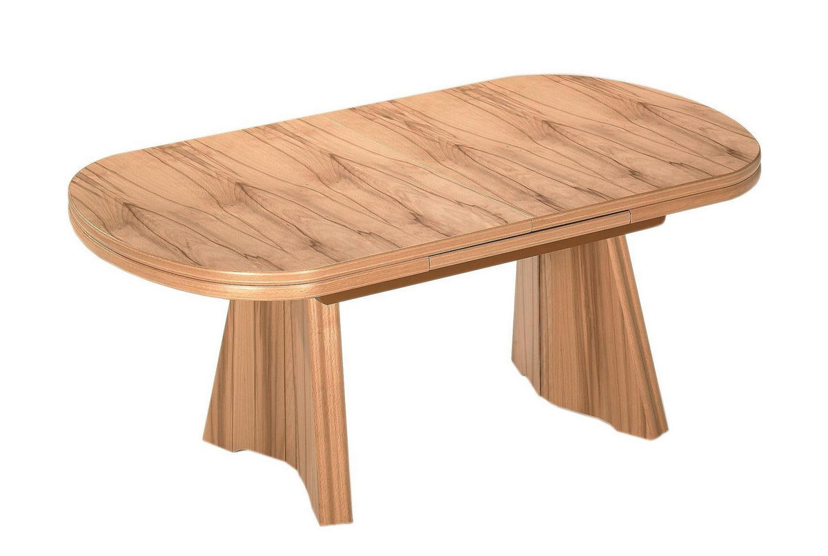 FUNKTIONSTISCH Cammy höhenverstellbar und ausziehbar 125(165,5) x 71 x 54-73 Couchtisch massiv Kernbuche - Braun, Holz (125/71/54cm) - 58aufmkessel