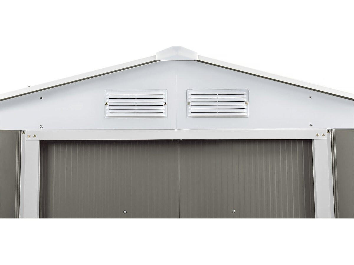 METALL-GARTENHAUS dallas Taupe - Taupe, Metall (330/210/436cm) - Habitat Garten