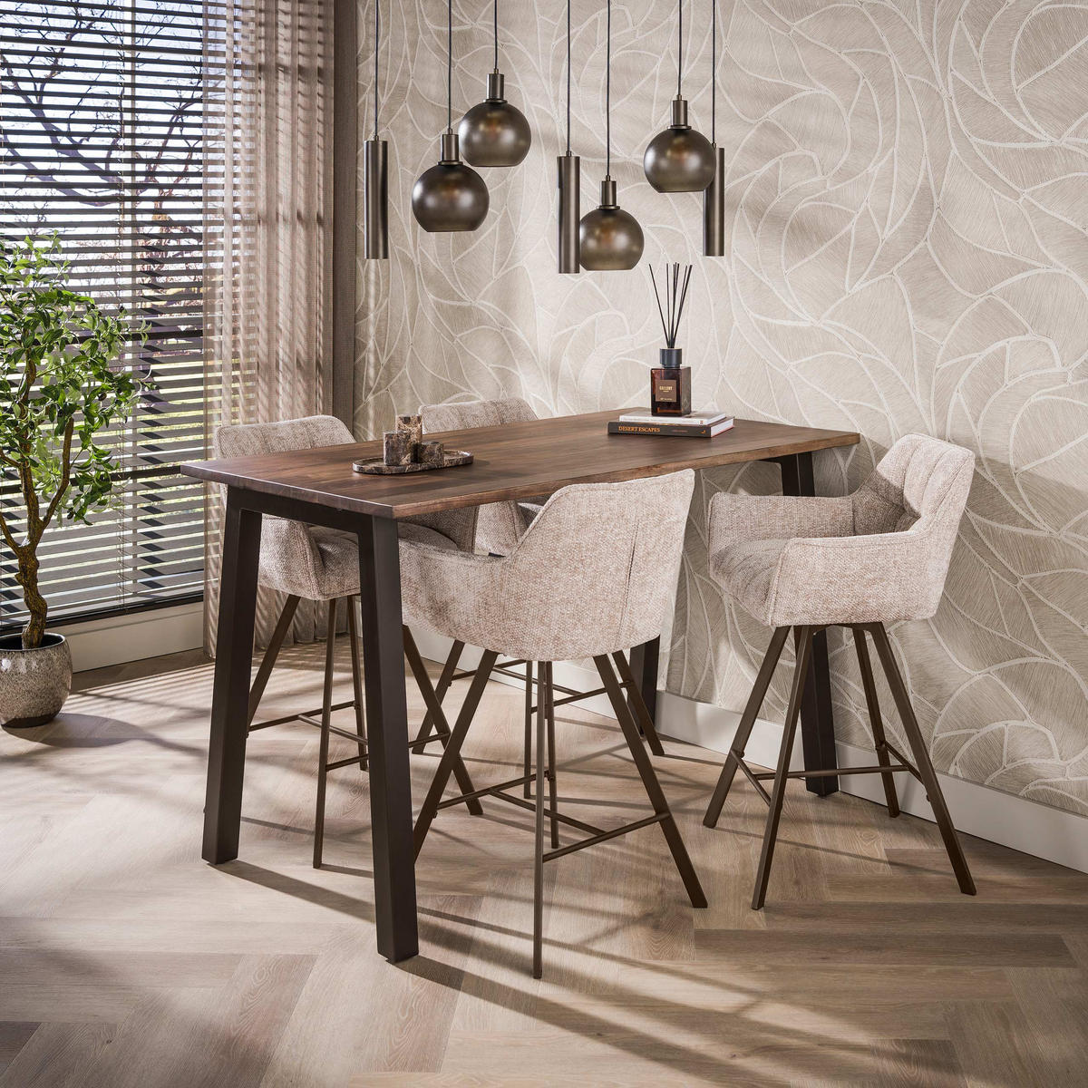 BARTISCH Edge Braun 80/147/92 cm - Braun, Holz (80/147/92cm) - Hoyz Collection