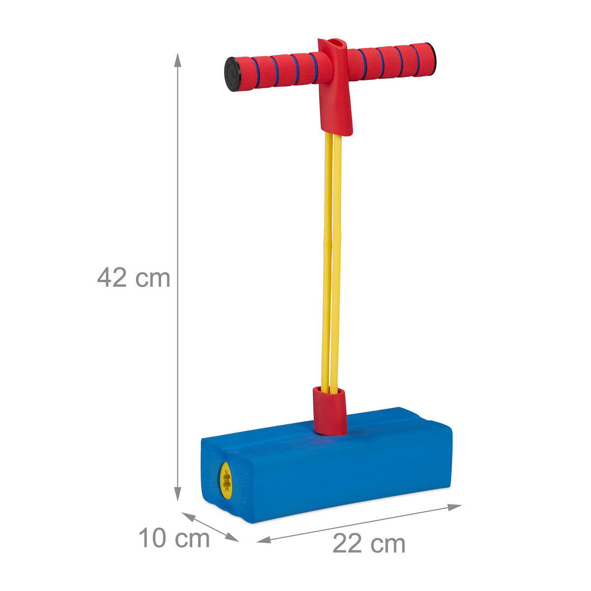 POGO-JUMPER - Multicolor, Kunststoff (22/10cm) - Relaxdays