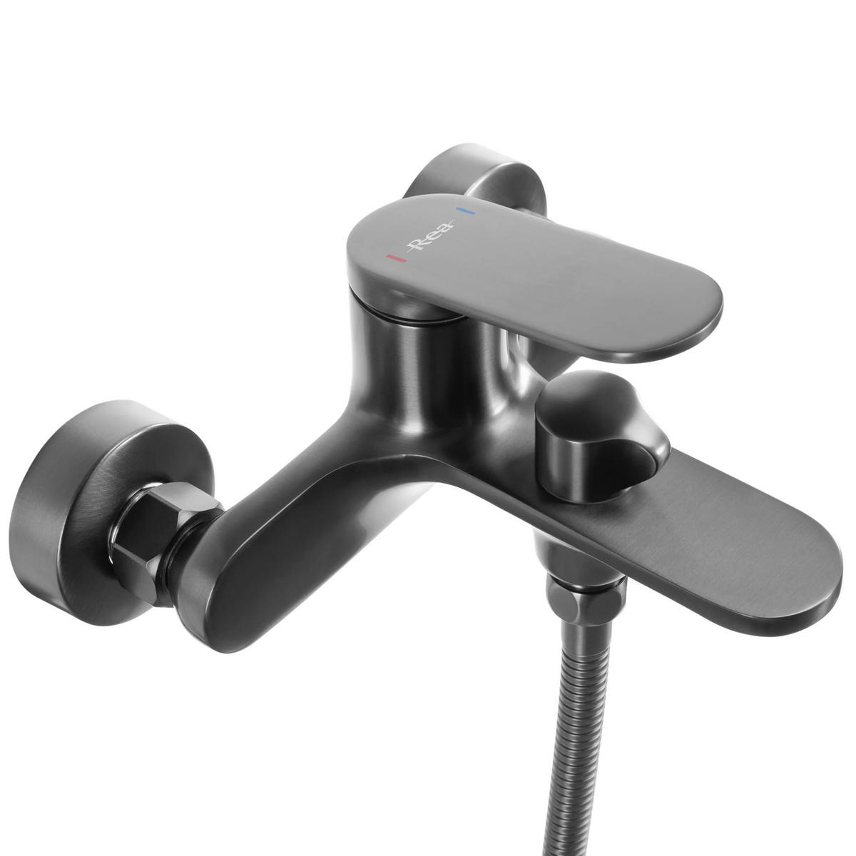 WANNENARMATUR Rea Marco Gun Grey - Titanfarben, Metall (15/11.5/19cm) - REA