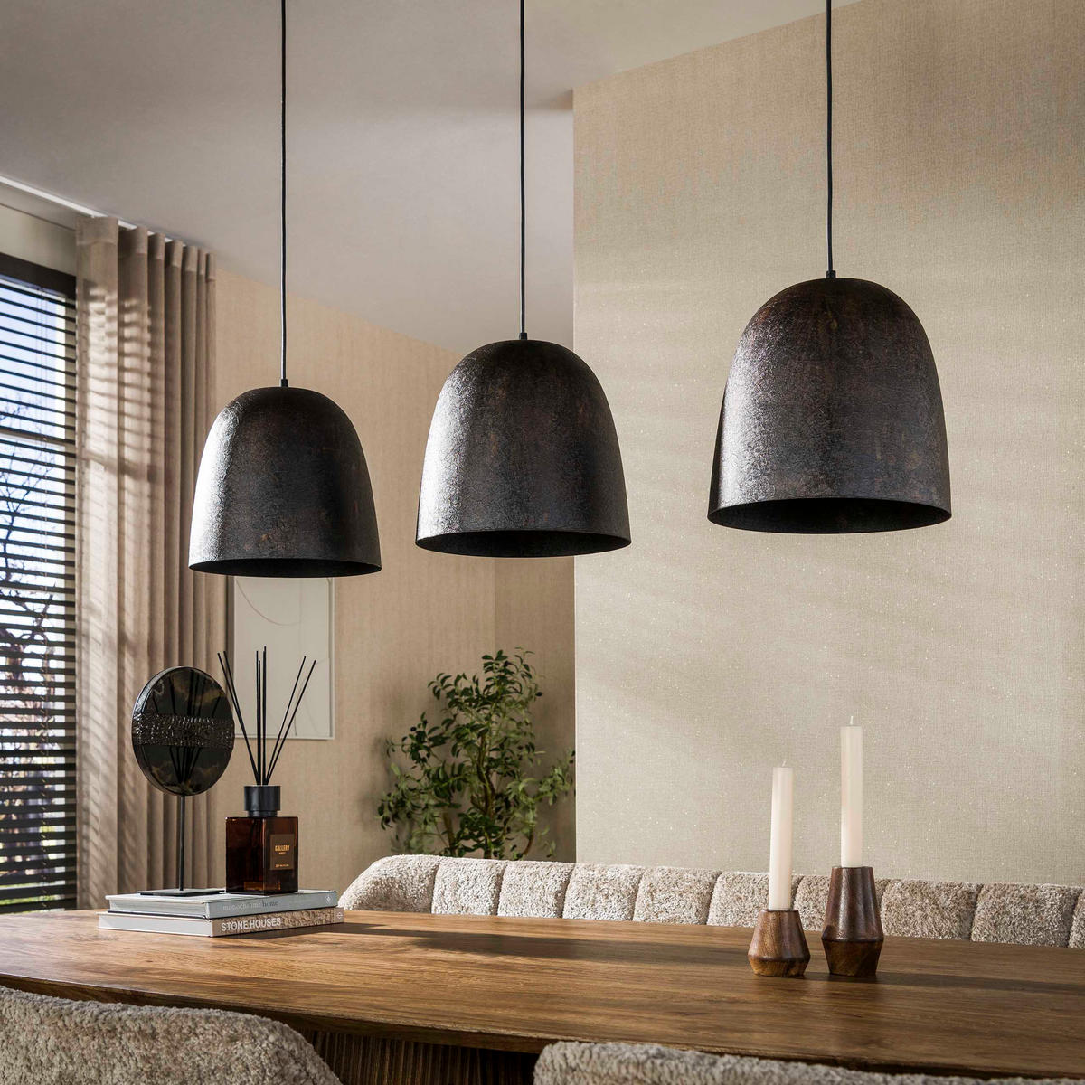 HÄNGELEUCHTE Nova Braun 29/115/150 cm - Braun, Metall (29/115/150cm) - Hoyz Collection