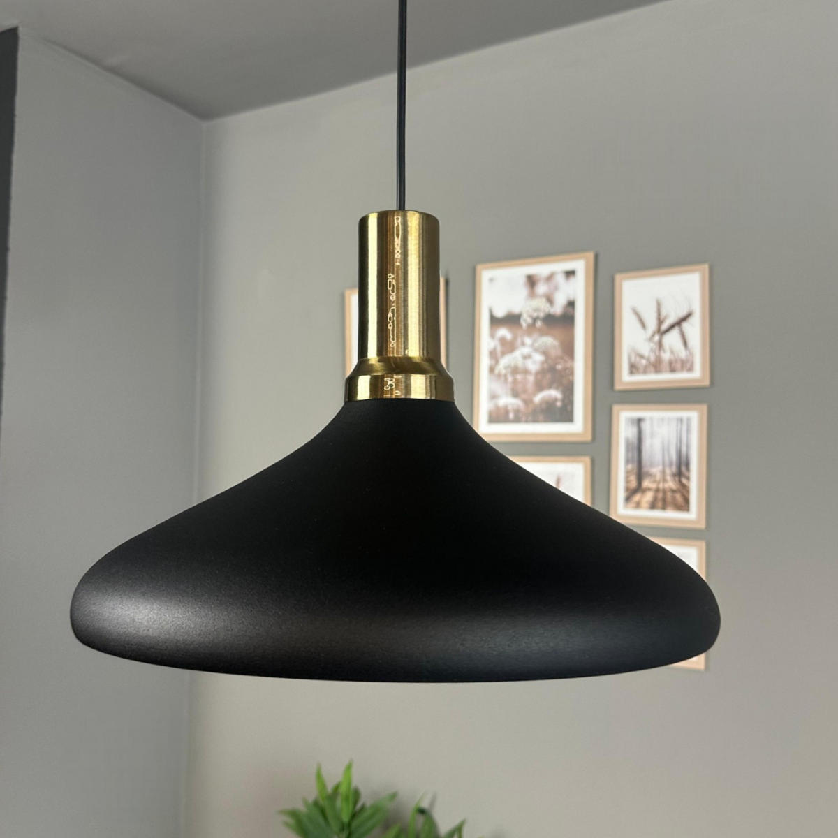 PENDELLEUCHTE ChampionLanterne - Schwarz, Metall (35/35/30cm) - Bamyum