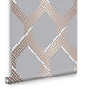 VLIESTAPETE Vektor Rose Gold - Roségold, Papier/Kunststoff (52/1005cm) - Graham & Brown