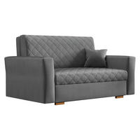SCHLAFSOFA Viva Caro II - Greige/Braun, Holz/Textil (145/85/98cm) - MIRJAN24