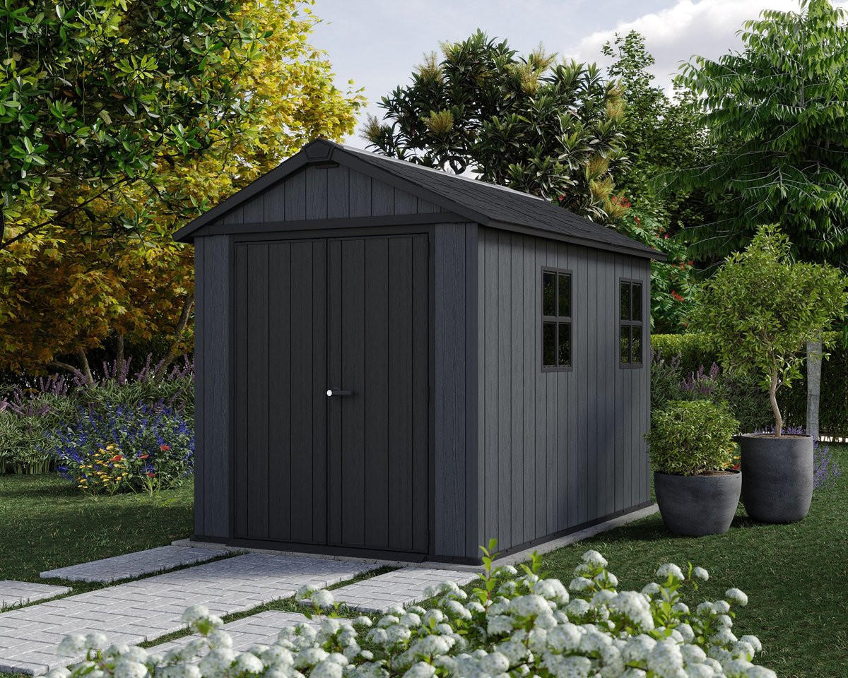 GARTENHAUS Newton - Grau, Kunststoff (230/246/287cm) - Keter