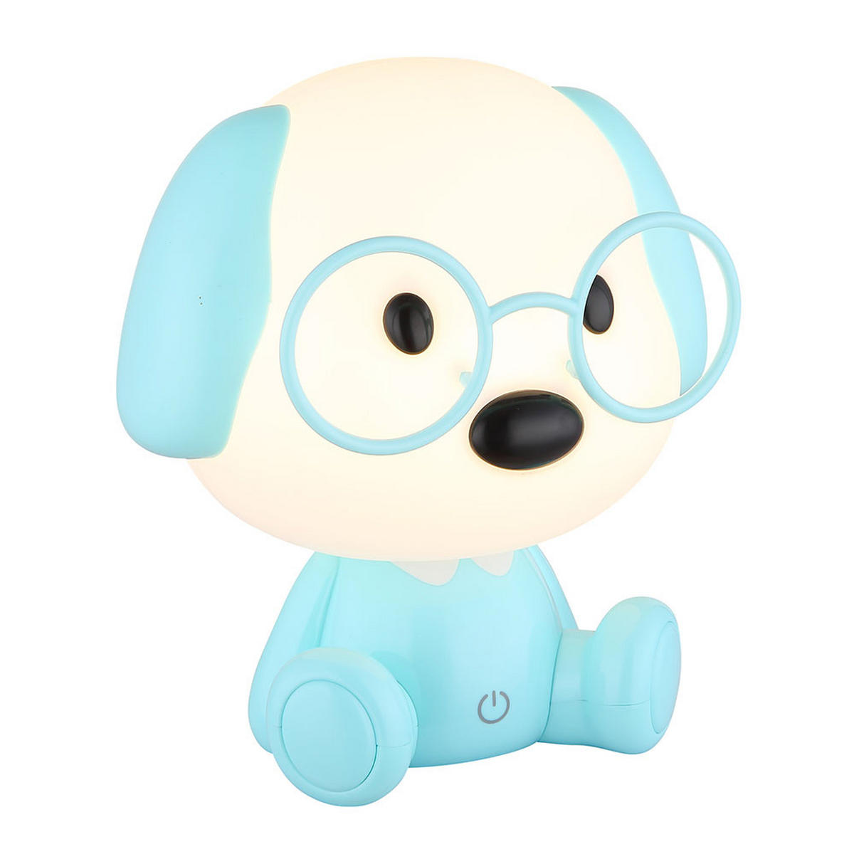 LED TISCHLEUCHTE Puppy Blau - Blau, Kunststoff (18/15/20cm) - Globo Lighting