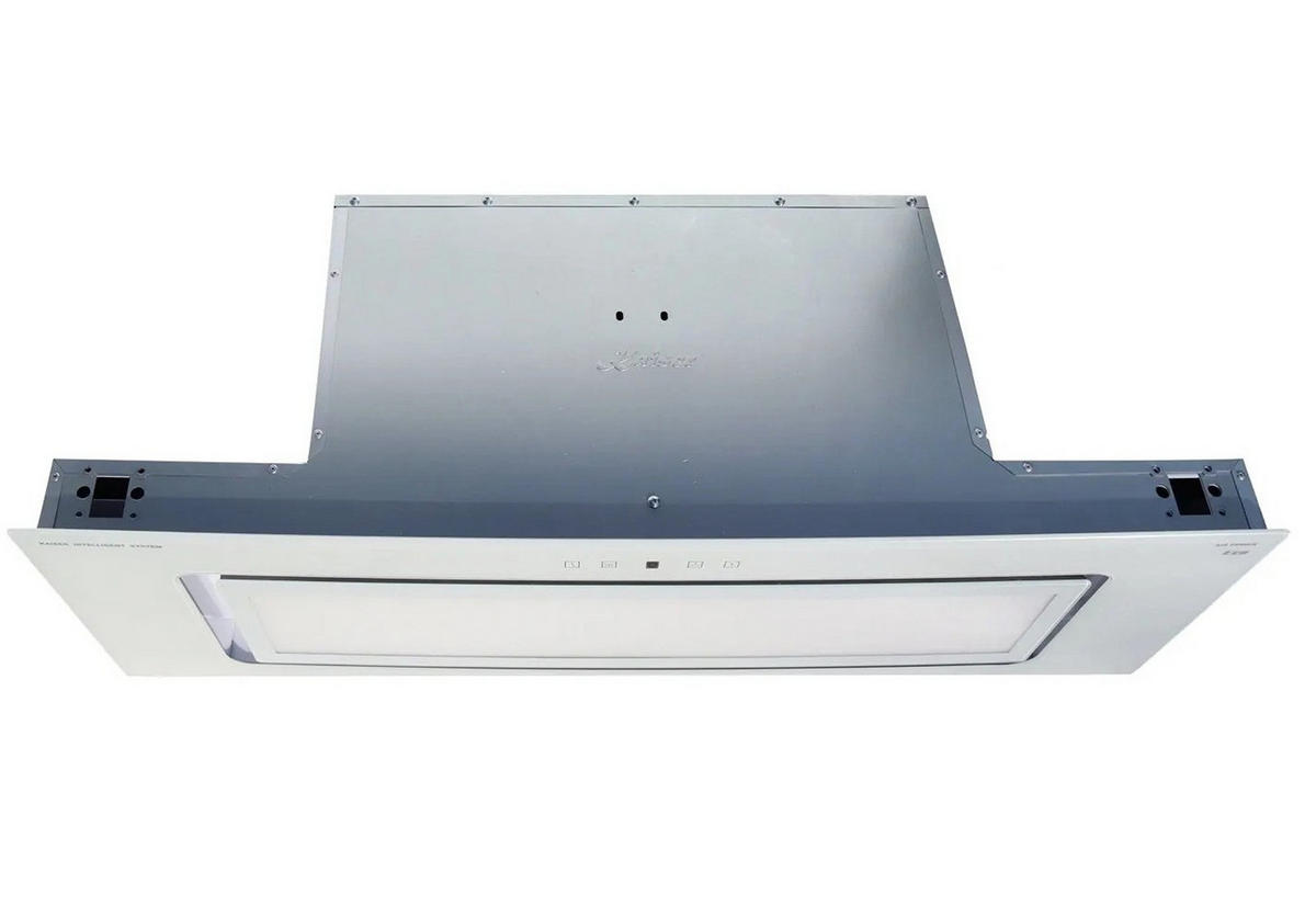 DECKENHAUBE EA 946 W Eco, Weißes Glas, 90 cm - Weiß, Glas (90/30.7/29.6cm) - Kaiser Küchengeräte