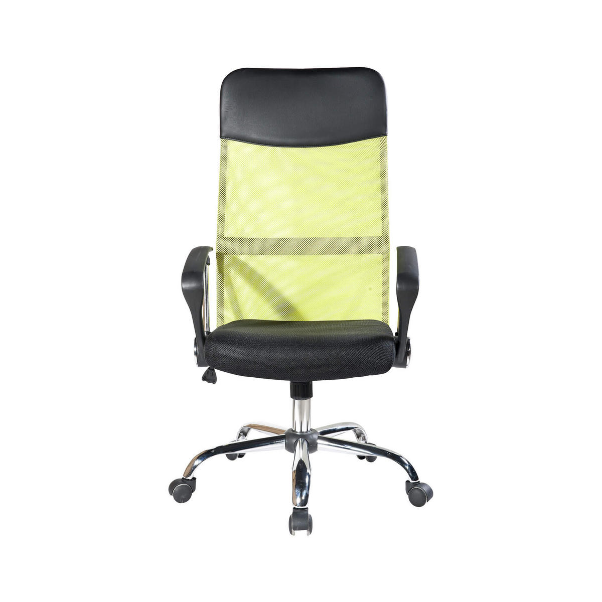 SCHREIBTISCHSTUHL Schwarz 59/58/123 cm - Gelb/Schwarz, Textil (59/123/58cm) - Mobili Rebecca