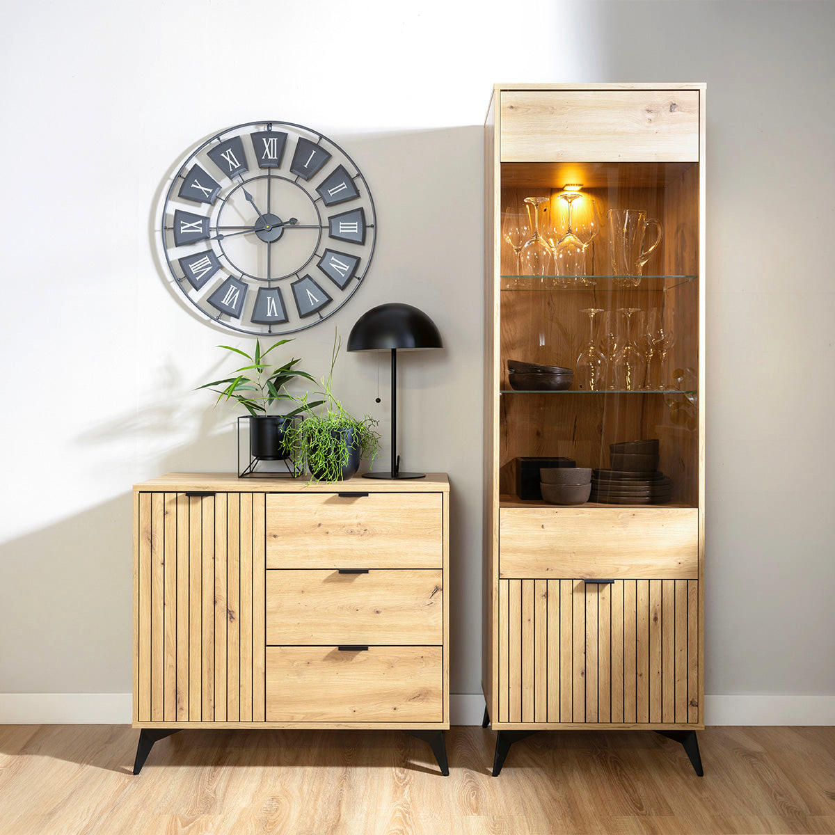 VITRINE Mao Holz - Braun, Holzwerkstoff (60/197/41cm) - Petits-meubles
