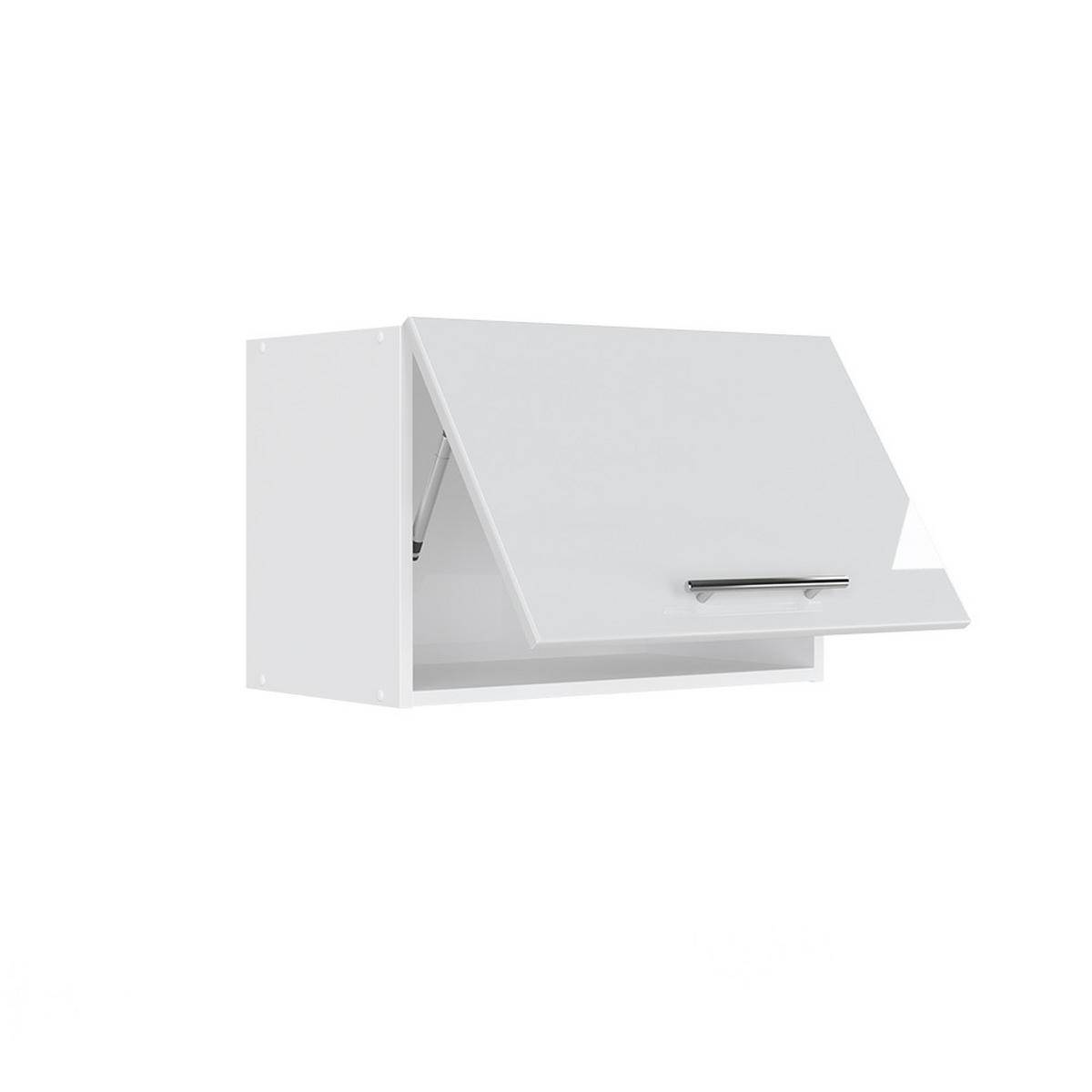 HÄNGESCHRANK Fame-Line Weiß Hochglanz 60 cm Flach - Weiß Hochglanz/Weiß, Holzwerkstoff (60/40/34.1cm) - Vicco