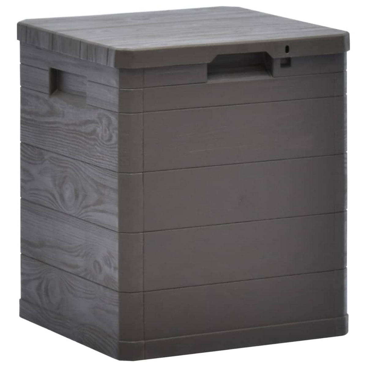 GARTEN-AUFBEWAHRUNGSBOX 90 L Braun - Braun, Kunststoff (44/50/42.5cm) - furnicato