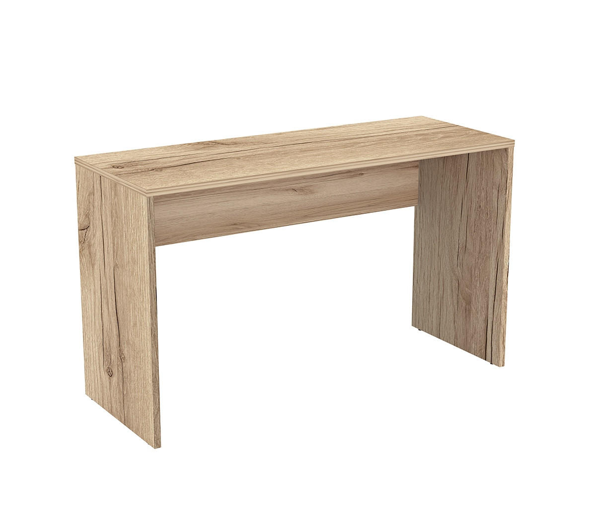 SCHREIBTISCH AMATO 130x50x75 cm Bürotisch Computertisch, Eichefarben - Eichefarben, Holzwerkstoff (50/130/75cm) - MASSENO