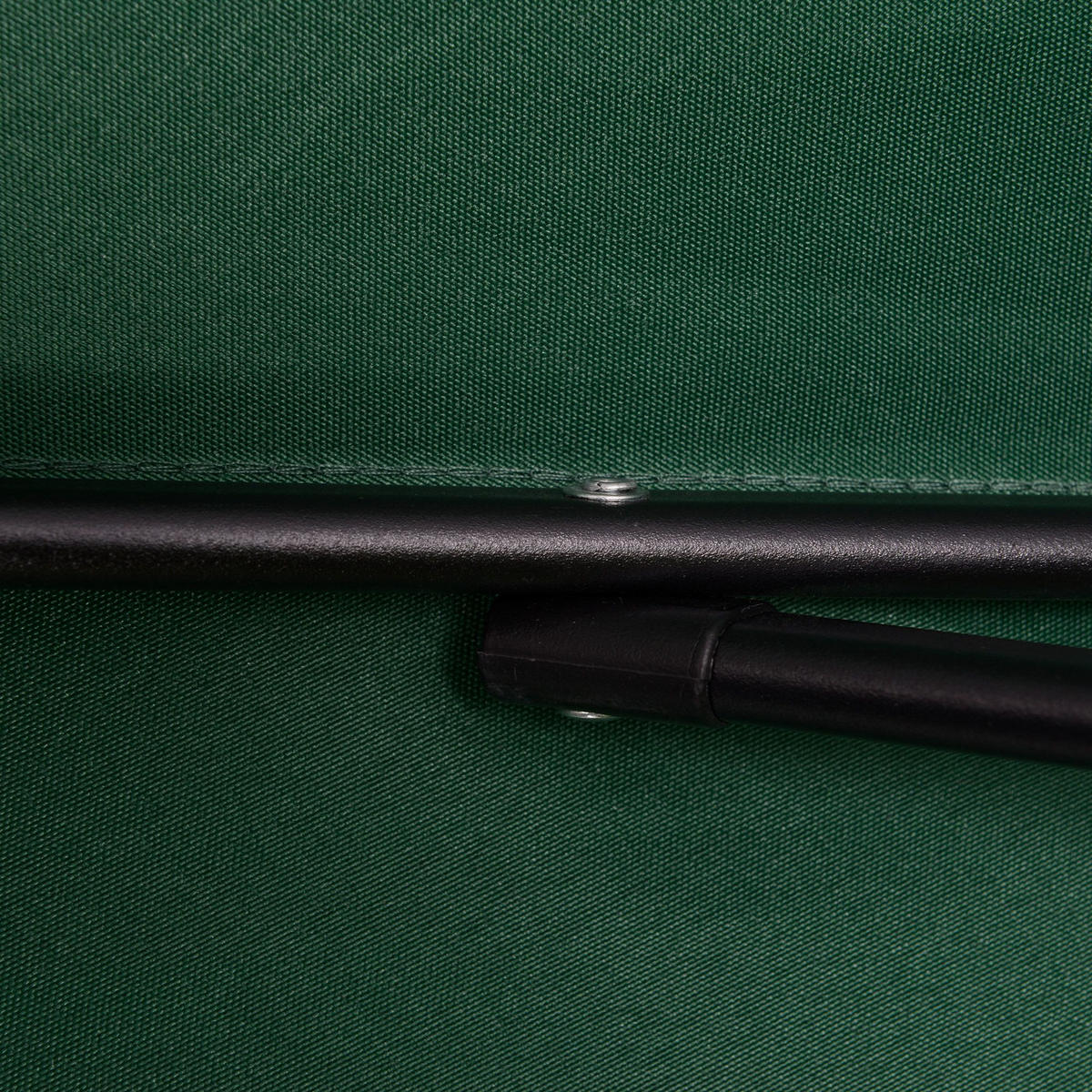 SONNENSCHIRM DE-05687 Sechseckig, Ø196 cm Grün - Grün, Metall (196/196cm) - ComfortXL