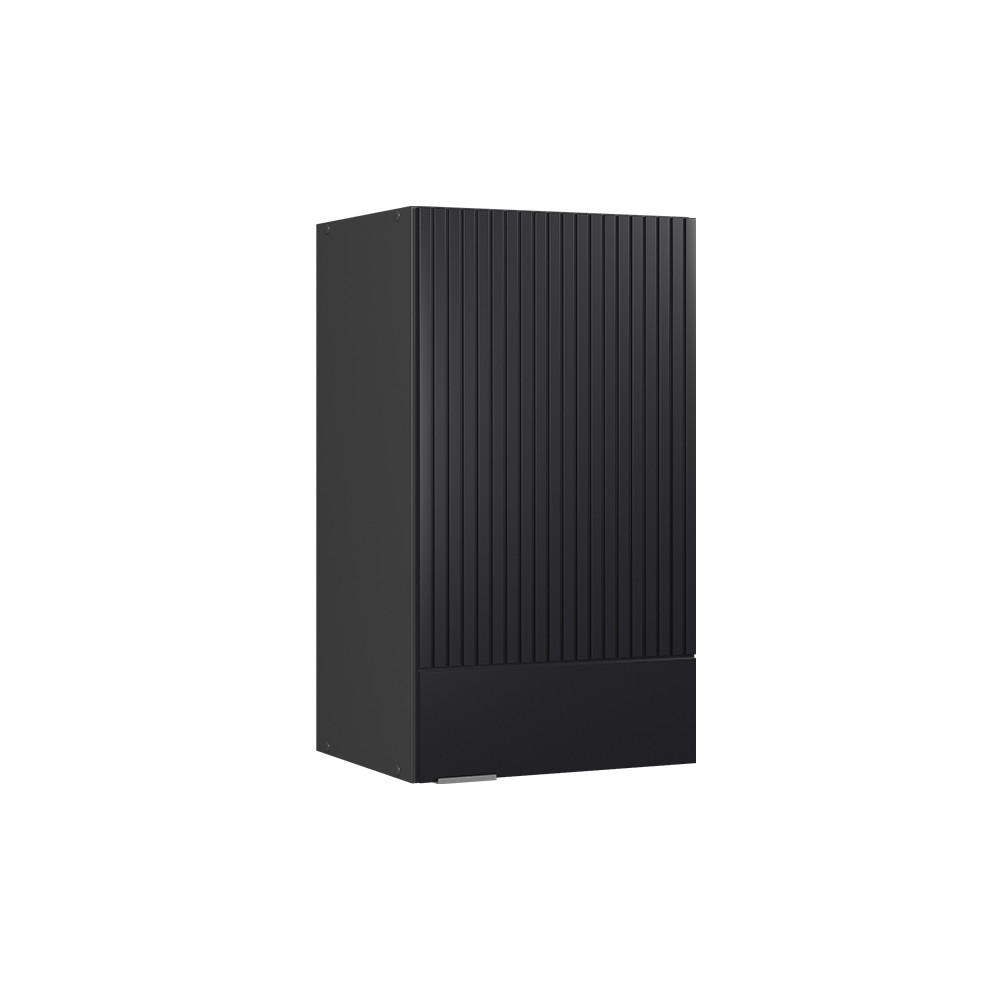 HÄNGESCHRANK Fame-Line Schwarz gestreift 40 cm - Anthrazit/Schwarz, Holzwerkstoff (40/72/34.1cm) - Vicco