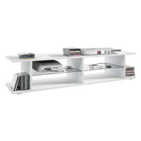 LOWBOARD Movie ohne LED Beleuchtung - Weiß, Holzwerkstoff (134/29/37.5cm) - Vladon