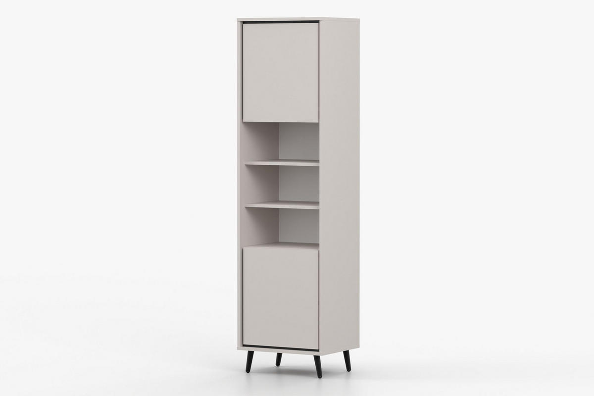 VITRINE FRESSO 50/185/40 cm in Kaschmir - Kaschmir, Holzwerkstoff (50/185/40cm) - Deine Möbel 24