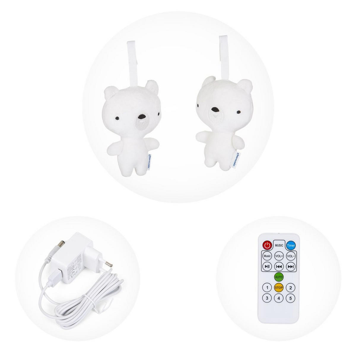 BABYWIPPE Brida beige Moskitonetz, Fernbedienung, 5 Schaukelgeschwindigkeiten, Timer, Kissen - Beige, Metall - Chipolino