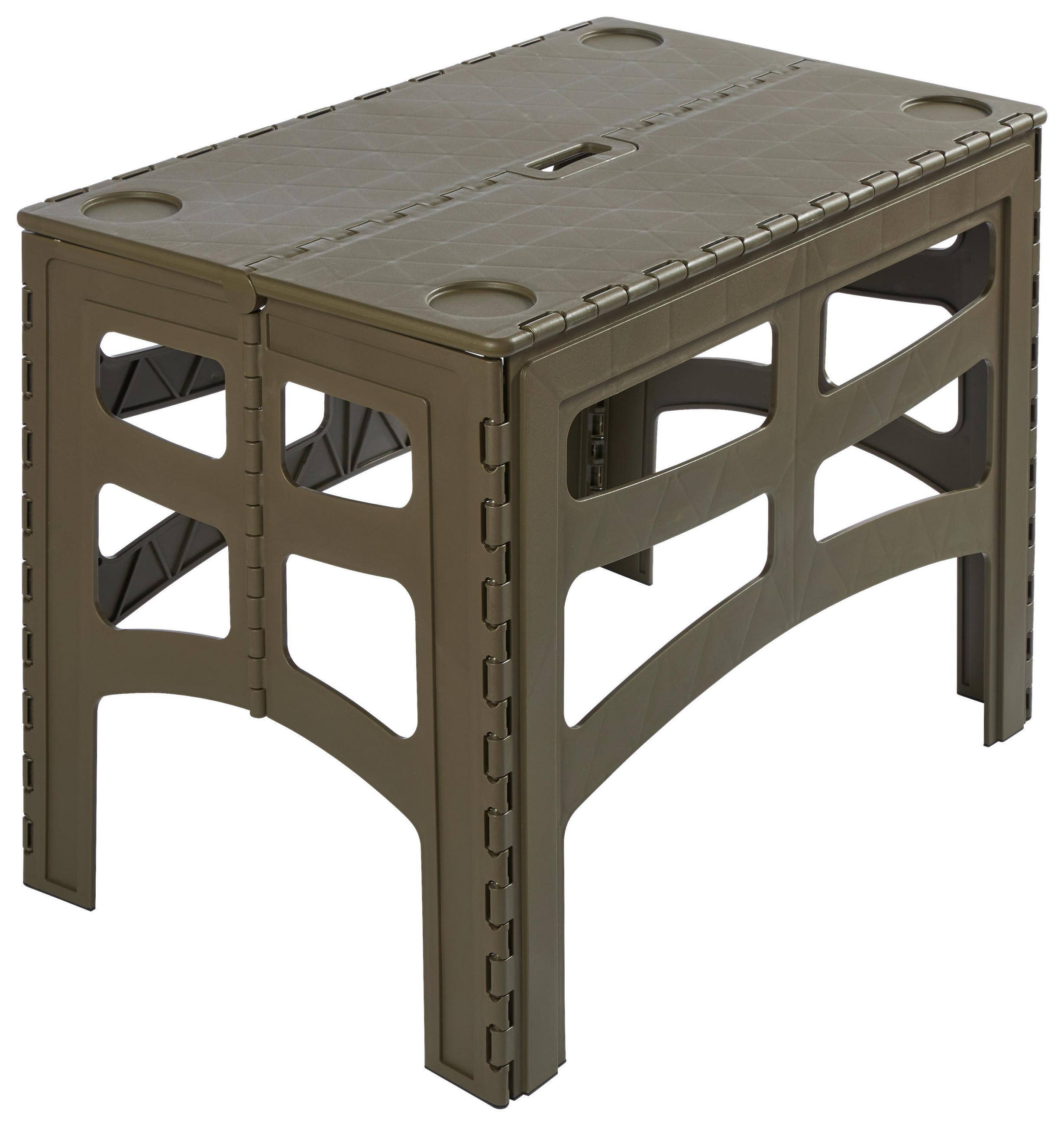 CAMPINGTISCH Timo Olivgrün - Olivgrün, Kunststoff (70/45/55cm) - Sonstige
