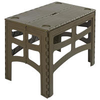 CAMPINGTISCH Timo Olivgrün - Olivgrün, Kunststoff (70/45/55cm) - Sonstige