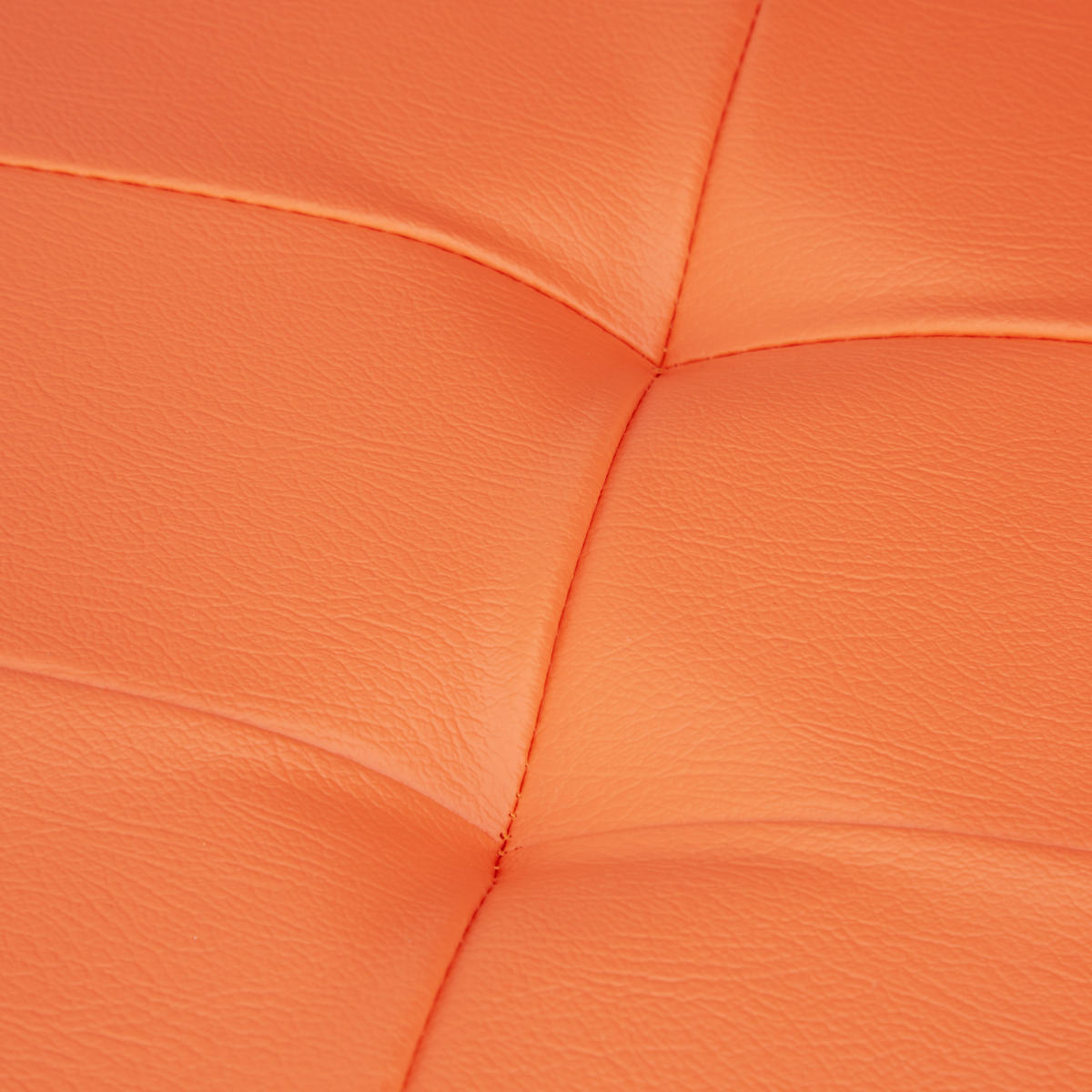 FALTBARE Sitzbank - Orange, Holzwerkstoff/Kunststoff (38/38/114cm) - Relaxdays