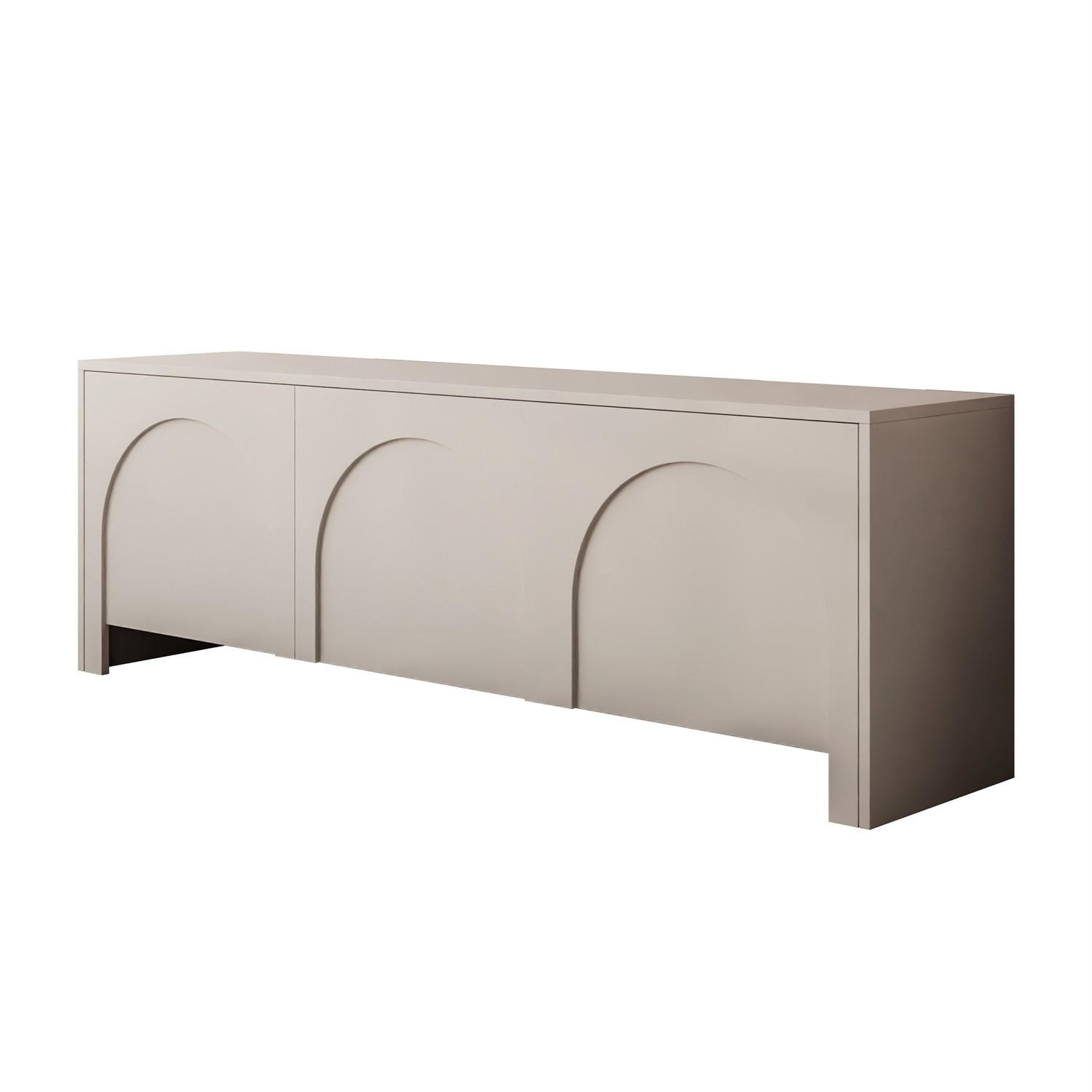 TV-ELEMENT ARIADNA Kaschmir dreitürig - Kaschmir, Holzwerkstoff (154/51/35cm)