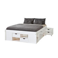 DOPPELBETT Till Weiß 180/200 cm - Weiß, Holz - ebuy24